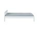 Einzelbett >Vilmar< (BxHxT: 210x70x98 cm) in Weiss - 210x70x98 (BxHxT)