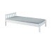 Einzelbett >Vilmar< (BxHxT: 210x70x98 cm) in Weiss - 210x70x98 (BxHxT)