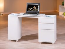 Laptoptisch >Laptop Office< (B/H/T 121 x 72 x 36,5 cm) in Weiss