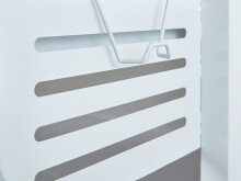 Schreibtisch >Skalare< (B/H/T 110 x 78 x 68 cm) in Weiss - 110x78x68 (BxHxT)