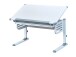 Schreibtisch >Skalare< (B/H/T 110 x 78 x 68 cm) in Weiss - 110x78x68 (BxHxT)