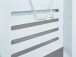 Schreibtisch >Skalare< (B/H/T 110 x 78 x 68 cm) in Weiss - 110x78x68 (BxHxT)