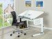 Schreibtisch >Skalare< (B/H/T 110 x 78 x 68 cm) in Weiss - 110x78x68 (BxHxT)