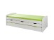 Funktionsbett >Ulli< (B/H/T 205 x 63 x 98 cm) in Weiss - 205x63x98 (BxHxT)