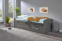 Funktionsbett >Lena< (BxHxT: 205x63x98 cm) in Grau...