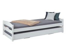 Funktionsbett >Vindas< (BxHxT: 209x62x97 cm) in Weiss - 209x62x97 (BxHxT)