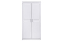 Kleiderschrank >Hakon< (BxHxT 95 x 190 x 55 cm) in Weiss - 95x190x55 (BxHxT)