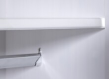 Kleiderschrank >Hakon< (BxHxT 95 x 190 x 55 cm) in Weiss - 95x190x55 (BxHxT)