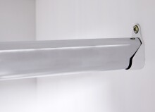 Kleiderschrank >Hakon< (BxHxT 95 x 190 x 55 cm) in Weiss - 95x190x55 (BxHxT)