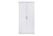 Kleiderschrank >Hakon< (BxHxT 95 x 190 x 55 cm) in Weiss - 95x190x55 (BxHxT)