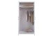 Kleiderschrank >Hakon< (BxHxT 95 x 190 x 55 cm) in Weiss - 95x190x55 (BxHxT)