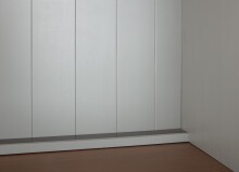 Buffet >Luzerna< (BxHxT 90 x 190 x 45 cm) in Grau/Sepia-braun