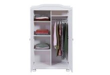 Kleiderschrank >Hedda< (BxHxT 104 x 180 x 56 cm) in Weiss - 104x180x56 (BxHxT)