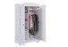 Kleiderschrank >Hedda< (BxHxT 104 x 180 x 56 cm) in Weiss - 104x180x56 (BxHxT)