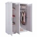 Kleiderschrank >Magnus< (BxHxT 140 x 190 x 55 cm) in Weiss - 140x190x55 (BxHxT)