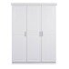 Kleiderschrank >Magnus< (BxHxT 140 x 190 x 55 cm) in Weiss - 140x190x55 (BxHxT)