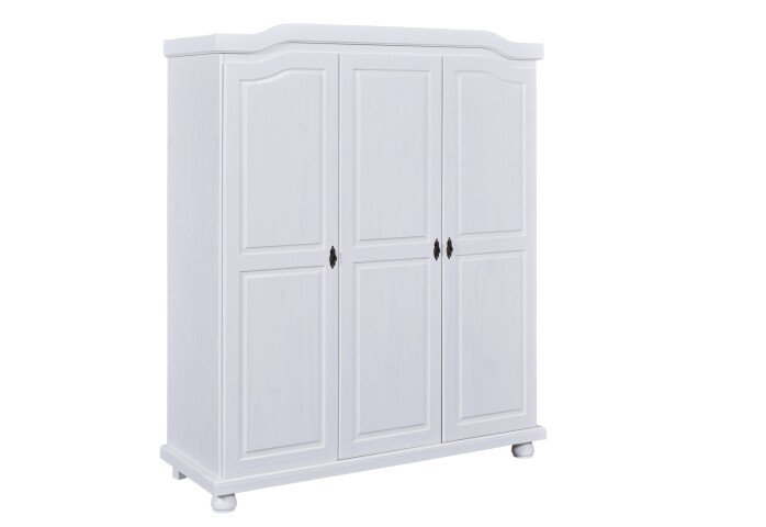 Kleiderschrank >Bastian< (BxHxT 150 x 180 x 56 cm) in Weiss - 150x180x56 (BxHxT)