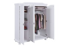 Kleiderschrank >Bastian< (BxHxT 150 x 180 x 56 cm) in Weiss - 150x180x56 (BxHxT)
