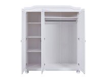 Kleiderschrank >Bastian< (BxHxT 150 x 180 x 56 cm) in Weiss - 150x180x56 (BxHxT)