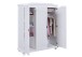 Kleiderschrank >Bastian< (BxHxT 150 x 180 x 56 cm) in Weiss - 150x180x56 (BxHxT)