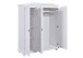 Kleiderschrank >Bastian< (BxHxT 150 x 180 x 56 cm) in Weiss - 150x180x56 (BxHxT)