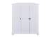 Kleiderschrank >Bastian< (BxHxT 150 x 180 x 56 cm) in Weiss - 150x180x56 (BxHxT)