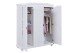 Kleiderschrank >Bastian< (BxHxT 150 x 180 x 56 cm) in Weiss - 150x180x56 (BxHxT)