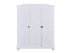 Kleiderschrank >Bastian< (BxHxT 150 x 180 x 56 cm) in Weiss - 150x180x56 (BxHxT)