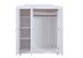 Kleiderschrank >Bastian< (BxHxT 150 x 180 x 56 cm) in Weiss - 150x180x56 (BxHxT)