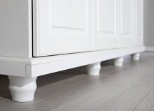 Kleiderschrank >Isny< (B/H/T 197 x 198 x 60 cm) in weiß - 197x198x60 (BxHxT)