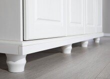 Kleiderschrank >Isny< (B/H/T 197 x 198 x 60 cm) in weiß - 197x198x60 (BxHxT)