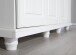 Kleiderschrank >Isny< (B/H/T 197 x 198 x 60 cm) in weiß - 197x198x60 (BxHxT)