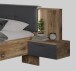 Bett >VENUSIA< (BxHxT: 254,3x92,3x210,3 cm)
