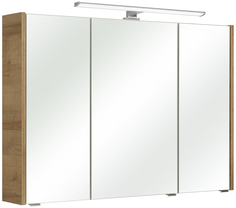 Badezimmerspiegelschrank >Quickset 362< (BxHxT: 100x70x18 cm) in Weiß,  249,95 €