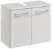 Waschbeckenunterschrank >Quickset 376< (BxHxT: 60x53x33 cm) in Weiß Hochglanz