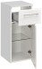 Unterschrank >Quickset 376< (BxHxT: 30x72x33 cm) in Weiß Hochglanz