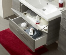 Waschtisch-Set >Quickset 916< (BxHxT: 82x56x45 cm) in Sangallo Grau quer