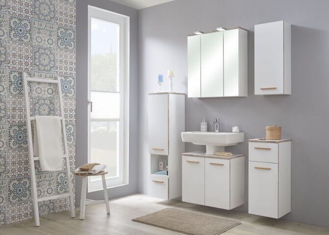 Badezimmerspiegelschrank >Quickset 931< (BxHxT: 65x70x20 cm) in Weiß ,  239,95 €