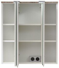 Badmöbel-Set >Quickset 931< (BxT: 95x33 cm) in Weiß Glanz - 95x33cm (BxT)