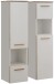 Badmöbel-Set >Quickset 931< (BxT: 95x33 cm) in Weiß Glanz - 95x33cm (BxT)