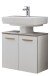 Badmöbel-Set >Quickset 931< (BxT: 95x33 cm) in Weiß Glanz - 95x33cm (BxT)