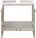 Badmöbel-Set >Quickset 931< (BxT: 95x33 cm) in Weiß Glanz - 95x33cm (BxT)