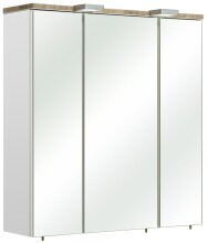 Badmöbel-Set >Quickset 931< (BxT: 125x33 cm) in Weiß Glanz - 125x33cm (BxT)
