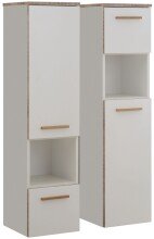 Badmöbel-Set >Quickset 931< (BxT: 125x33 cm) in Weiß Glanz - 125x33cm (BxT)