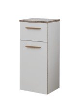 Badmöbel-Set >Quickset 931< (BxT: 125x33 cm) in Weiß Glanz - 125x33cm (BxT)