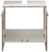 Badmöbel-Set >Quickset 931< (BxT: 125x33 cm) in Weiß Glanz - 125x33cm (BxT)