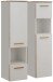Badmöbel-Set >Quickset 931< (BxT: 125x33 cm) in Weiß Glanz - 125x33cm (BxT)