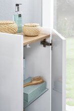 Unterschrank >Quickset 947< (BxHxT: 30x70x33 cm) in Weiß Glanz
