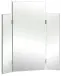 Badspiegel >Quickset 955< (BxHxT: 72x80x4,5 cm) in Weiß Glanz
