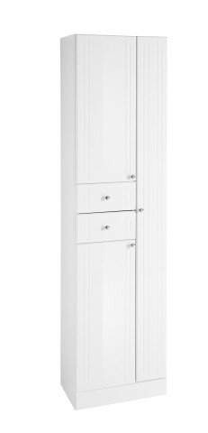 Hochschrank >Quickset 955< (BxHxT: 50x188,5x33 cm) in Weiß Hochglanz